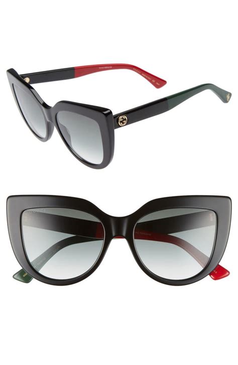 gucci 53mm cat eye sunglasses canada|gucci cat eye optical glasses.